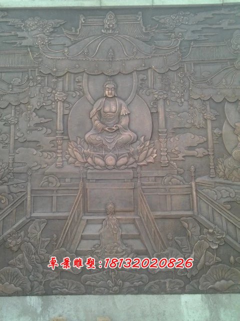 寺廟銅浮雕，紫銅浮雕 (3)