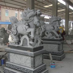 麒麟石雕，仿古麒麟石雕