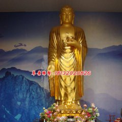 佛像銅雕，鎏金佛像銅雕