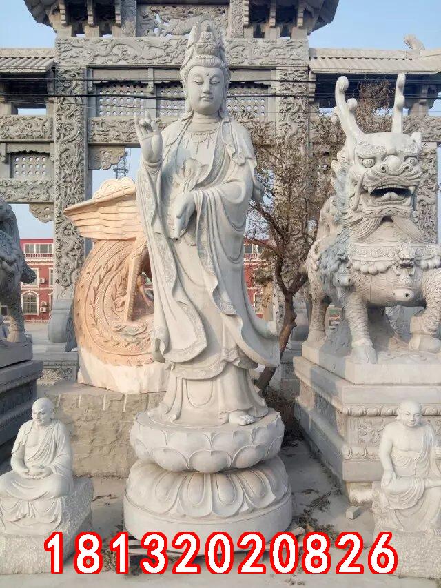 十八羅漢石雕，漢白玉十八羅漢雕塑 (2)
