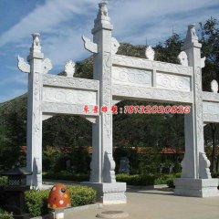石雕牌坊，大理石牌坊，標(biāo)志牌坊雕塑