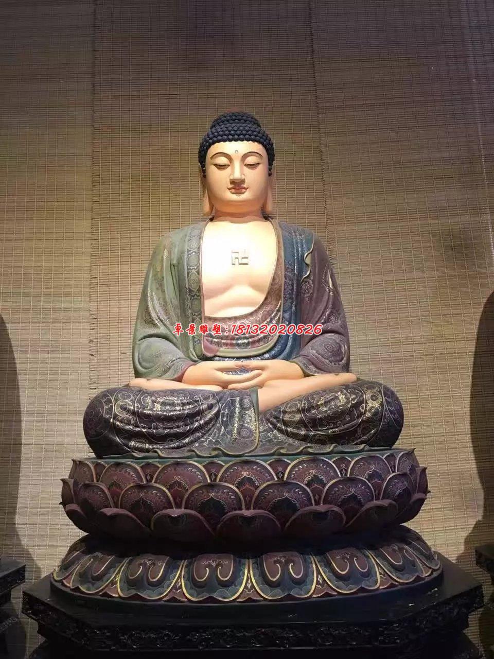 玻璃鋼佛像雕塑，如來佛祖雕塑