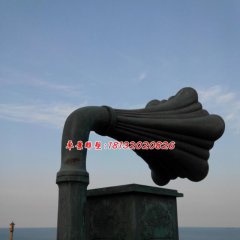 留聲機(jī)銅雕，廣場(chǎng)大型景觀銅雕