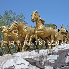 銅馬雕塑，鑄造銅馬，馬雕塑