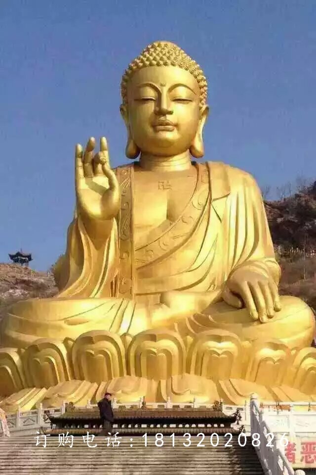 銅雕如來佛祖，大自然景觀雕塑