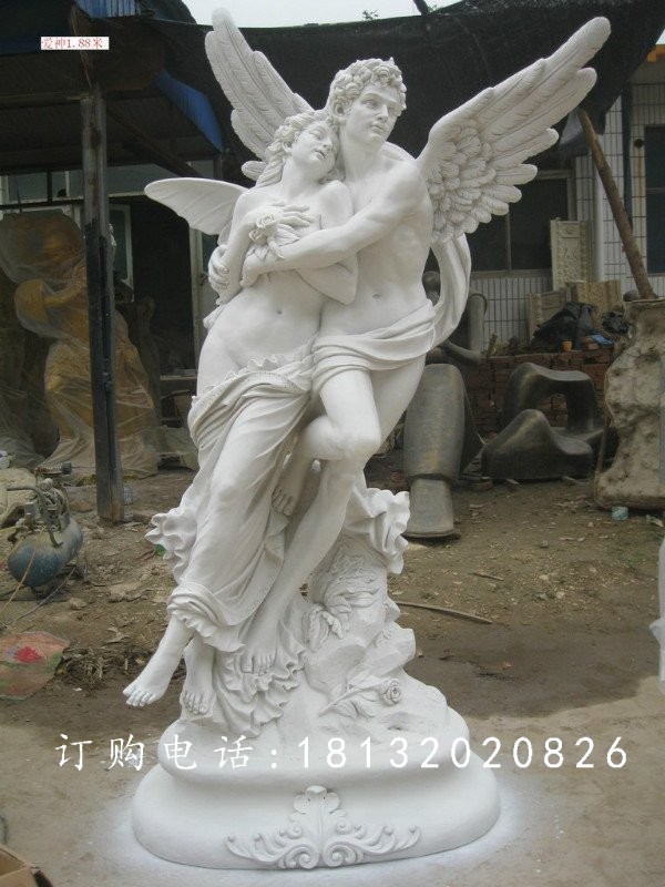 愛神石雕，漢白玉愛神雕塑