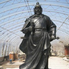 鄭和銅雕，廣場古代名人銅雕