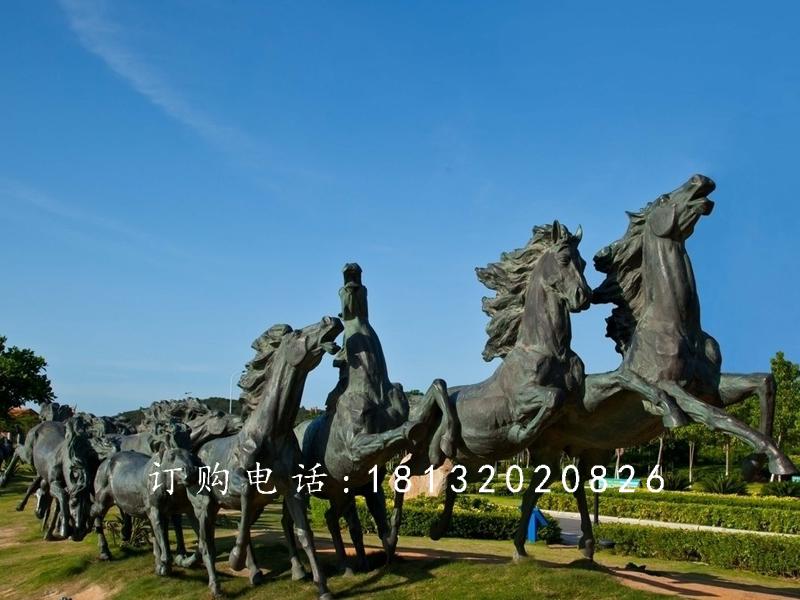 駿馬銅雕，廣場(chǎng)銅雕馬