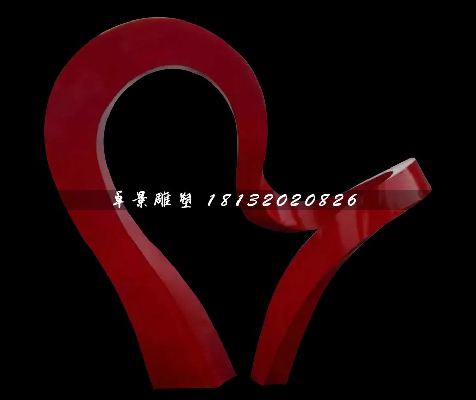 不銹鋼彩帶雕塑，不銹鋼抽象雕塑