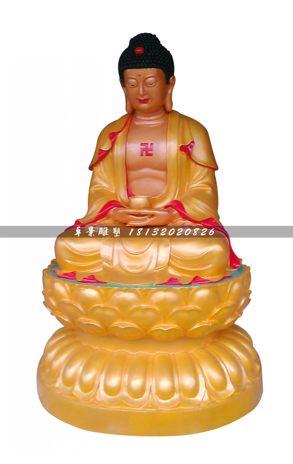 玻璃鋼佛像雕塑,如來佛雕塑