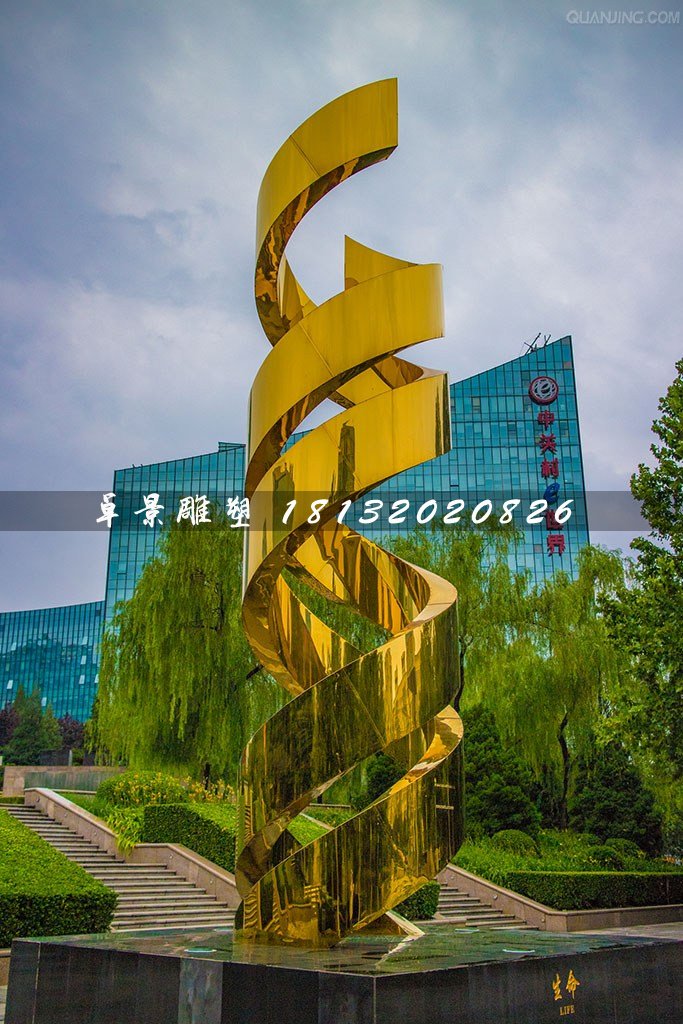 不銹鋼生命雕塑，廣場不銹鋼雕塑 (1)