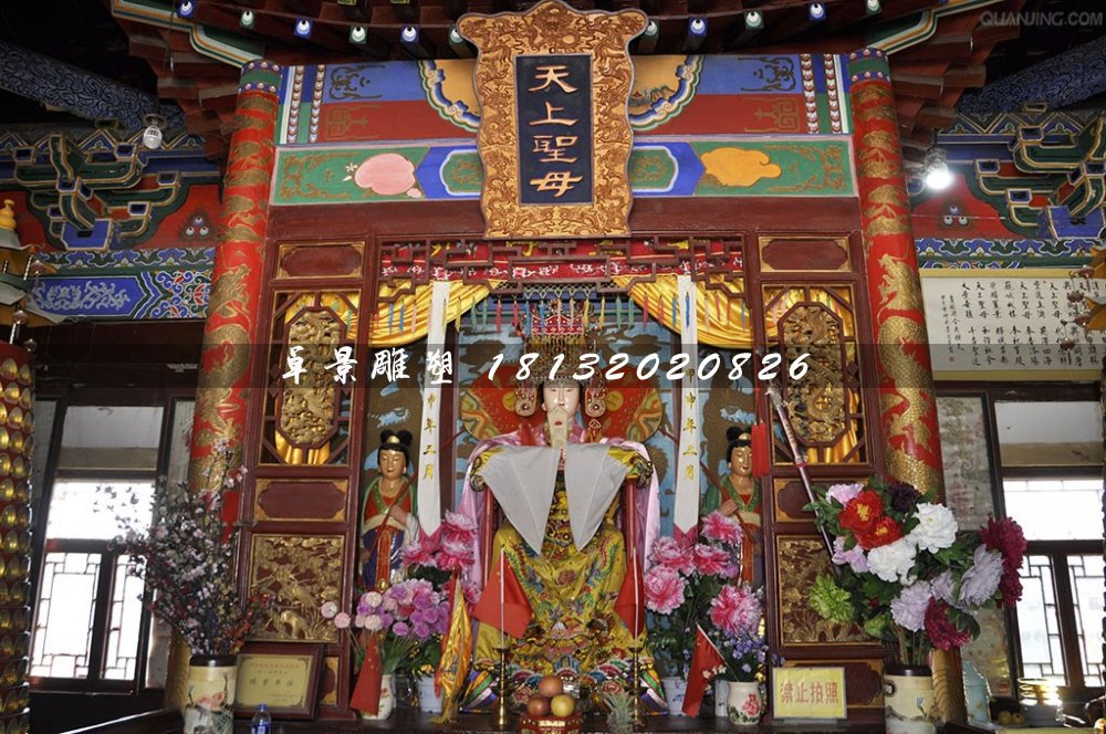 媽祖雕塑，玻璃鋼神仙雕塑