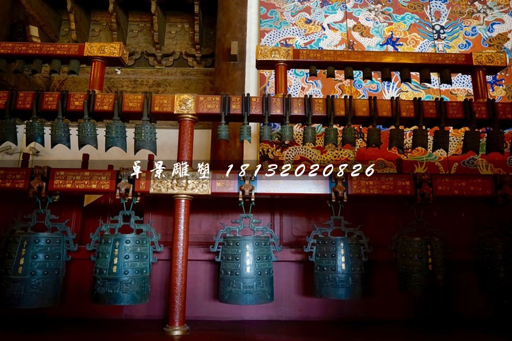 青銅編鐘雕塑，仿古編鐘雕塑 (2)