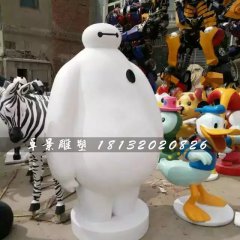 玻璃鋼大白雕塑，卡通雕塑