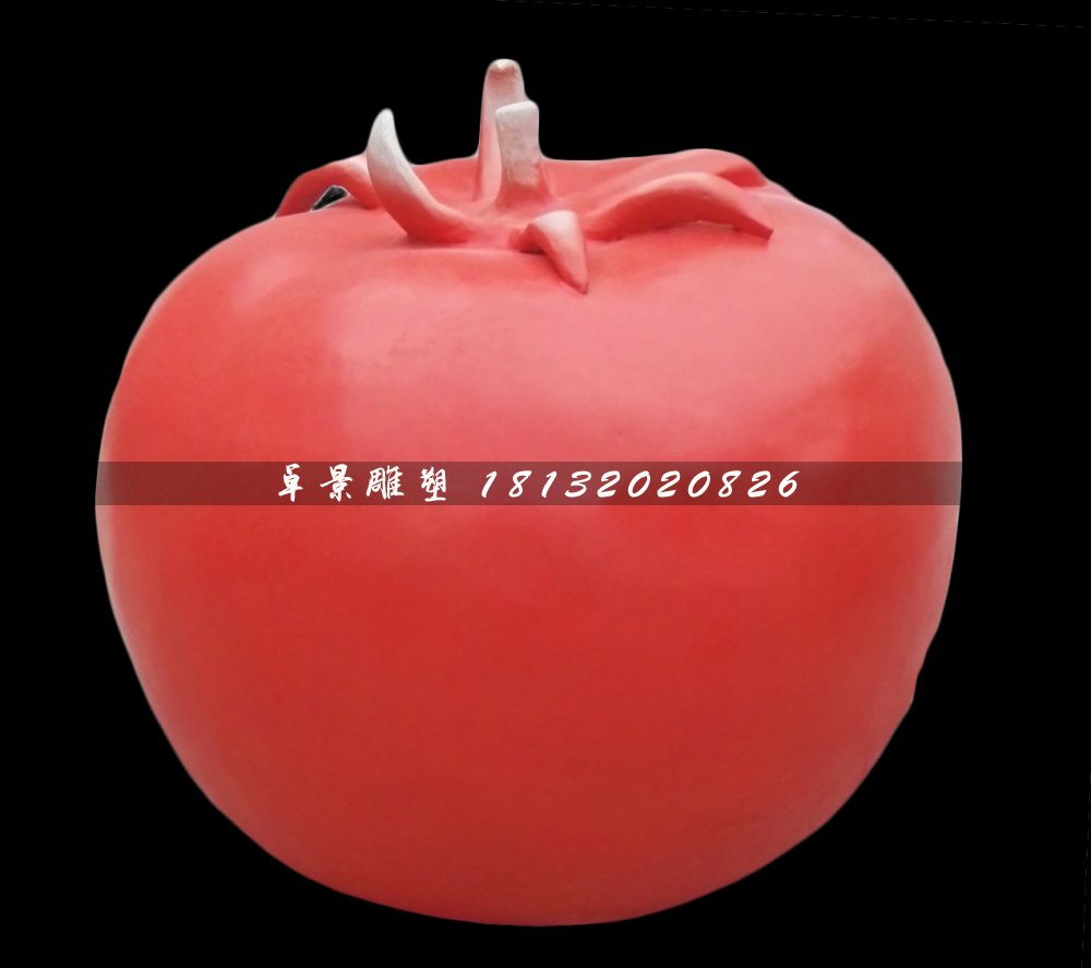番茄雕塑，玻璃鋼蔬菜雕塑