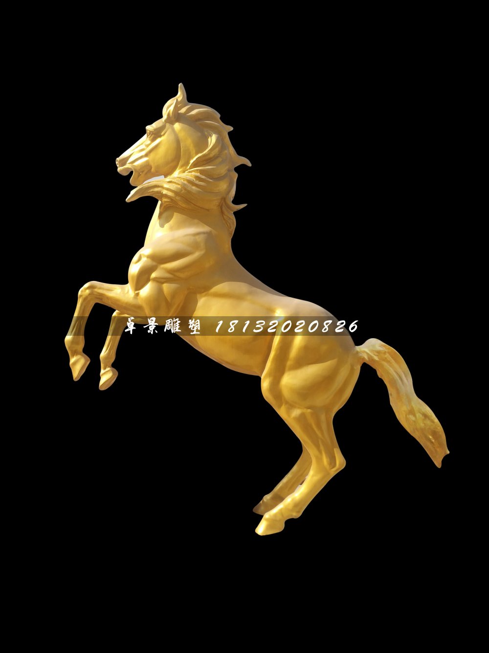 玻璃鋼馬雕塑，廣場立馬雕塑
