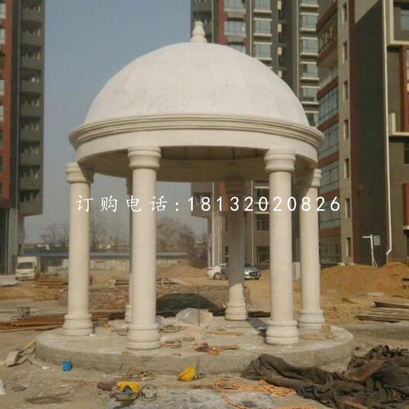 圓頂涼亭，歐式涼亭，小區(qū)景觀雕塑