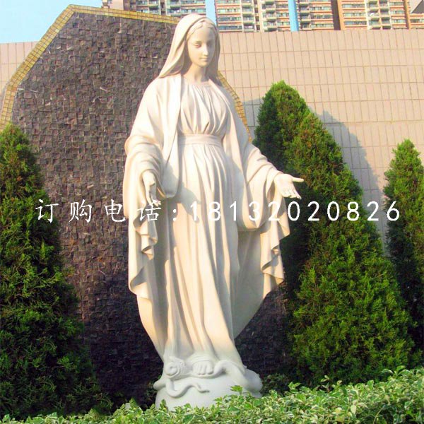 玻璃鋼圣母雕塑，教堂人物雕塑