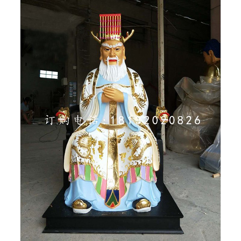 龍王雕塑，玻璃鋼神像