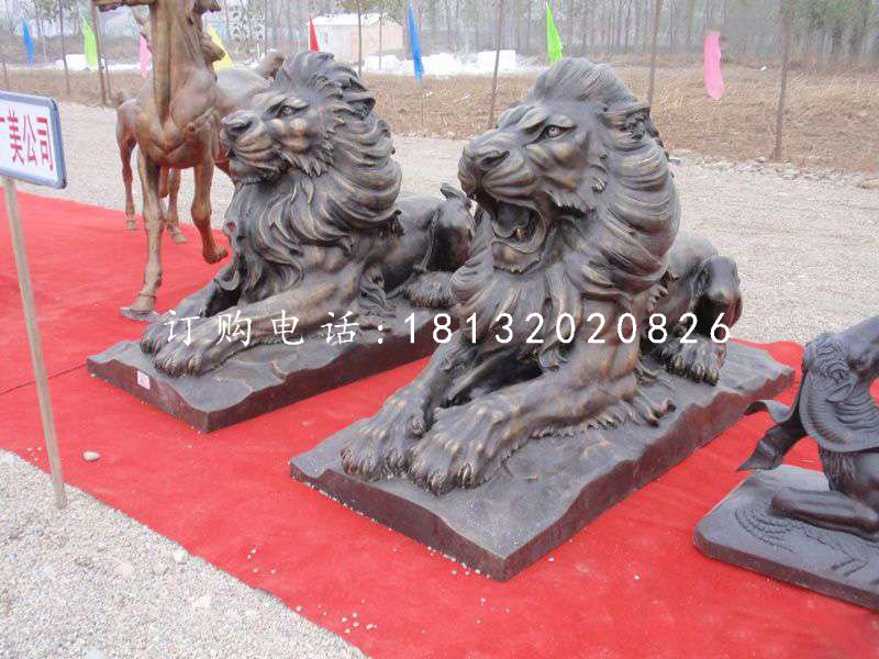 匯豐獅銅雕，銅雕西洋獅