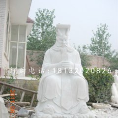 漢白玉龍王石雕，龍王廟神像石雕