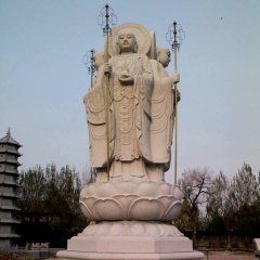 地藏菩薩石雕，廣場(chǎng)大理石佛像