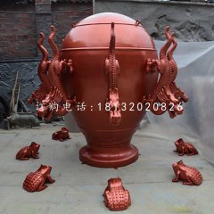 廣場景觀銅雕，地動儀銅雕