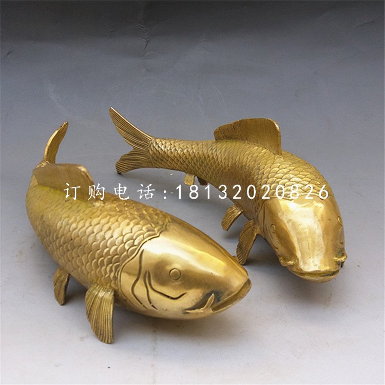 鯉魚(yú)銅雕，銅雕動(dòng)物