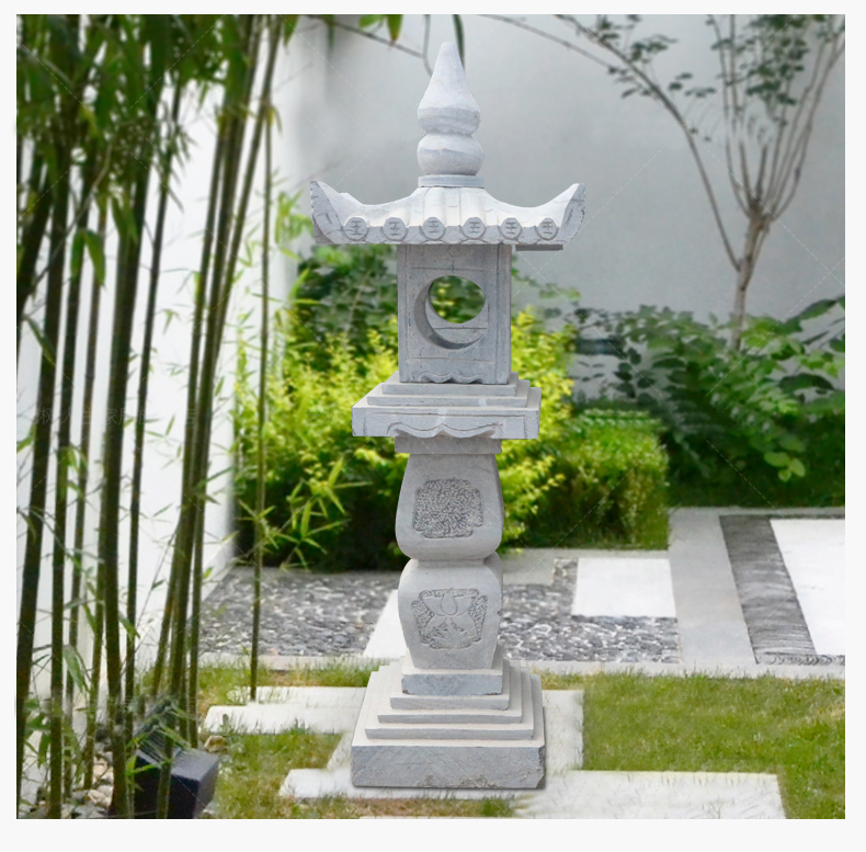園林景觀石燈，大理石燈