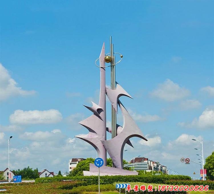 不銹鋼抽象雕塑，廣場不銹鋼雕塑