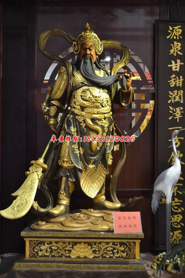 玻璃鋼關(guān)公雕塑,玻璃鋼人物雕塑
