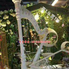 玻璃鋼豎琴雕塑，玻璃鋼仿真雕塑