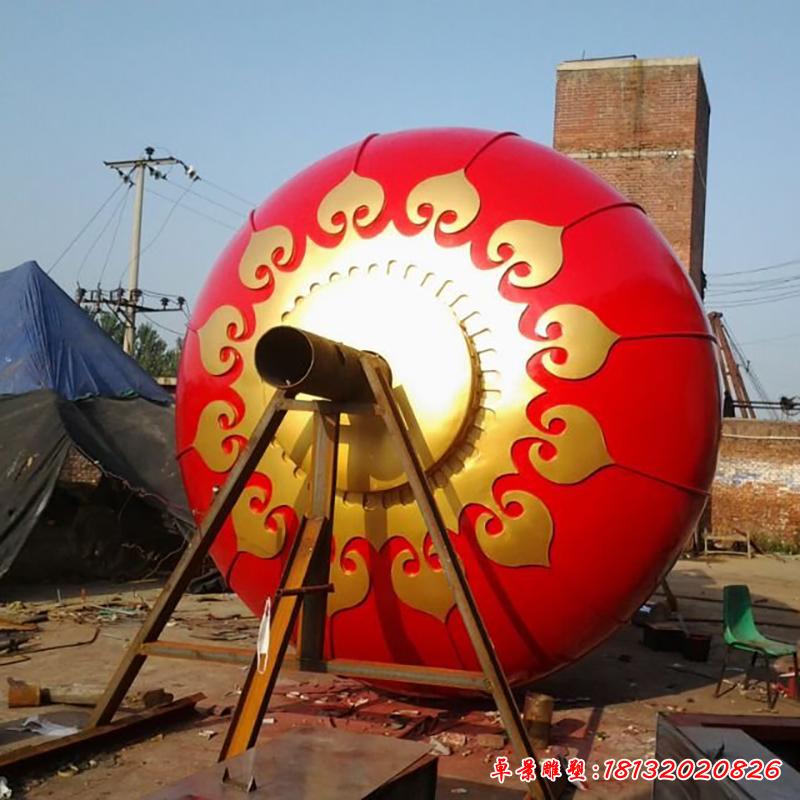 不銹鋼廣場(chǎng)燈籠創(chuàng)意雕塑