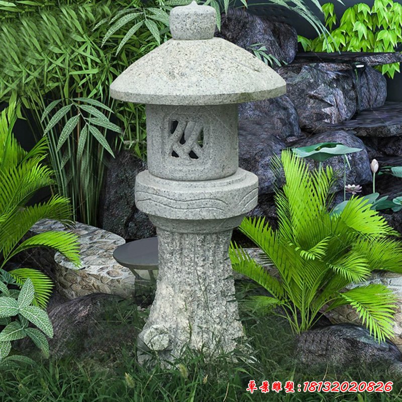 大理石燈，園林景觀擺件